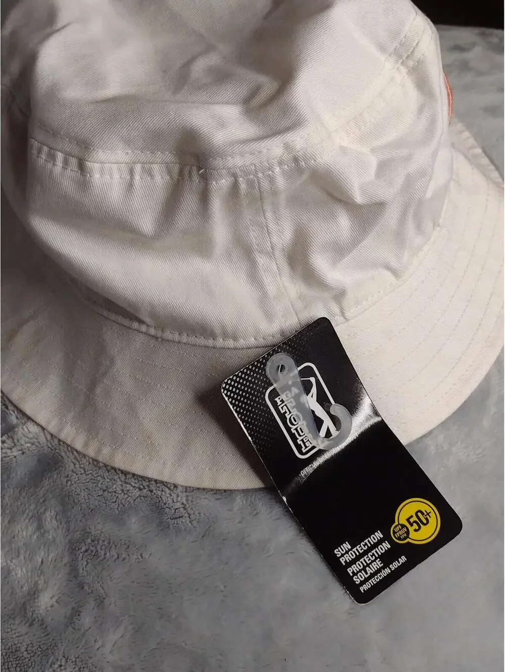 NWT PGA Tour Women's White/Pink Bucket Hat Size One Size